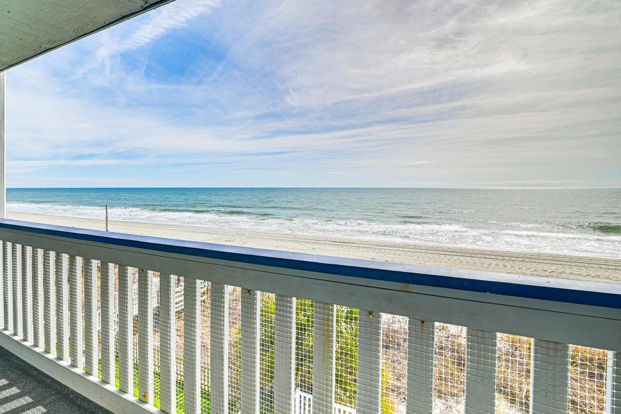 On-The-Beach Escape Oceanfront In Surfside! เมอร์เทิลบีช ภายนอก รูปภาพ